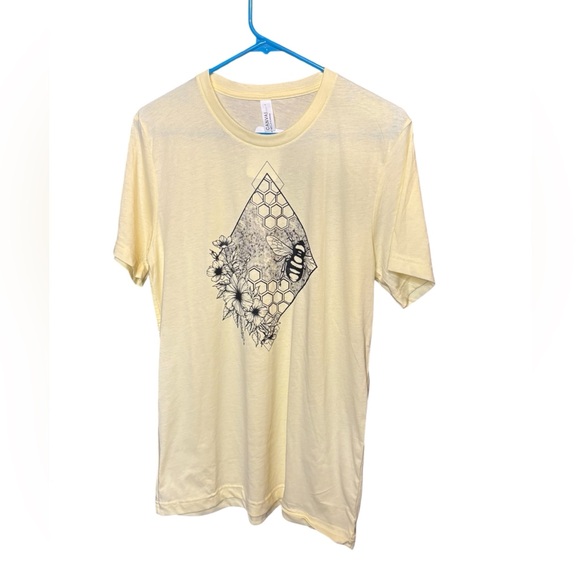 Bella Canvas BEES 🐝 Yellow Graphic T-Shirt - Picture 1 of 3
